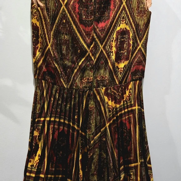 Colorful Geometric Patterned Dress - Picture 2 of 6